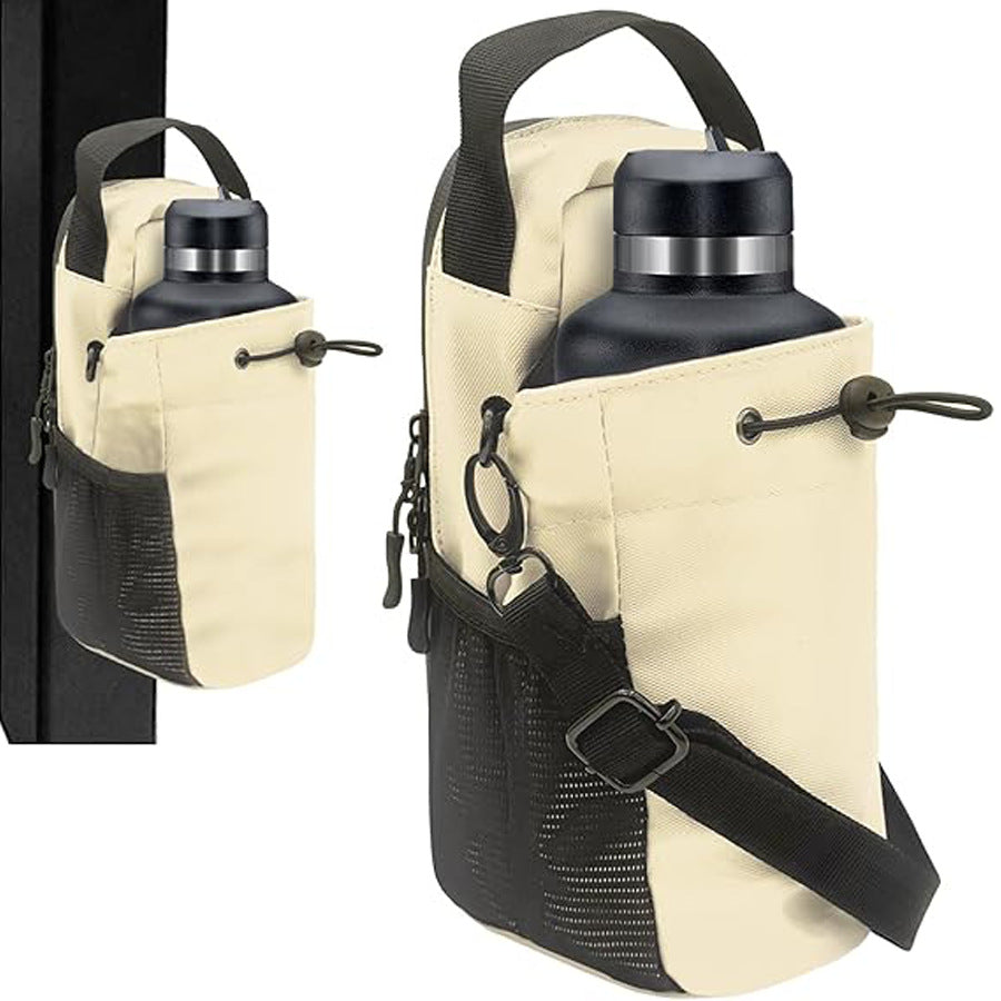 Magnetic Fitness Water Bottle Bag with Strong Magnets