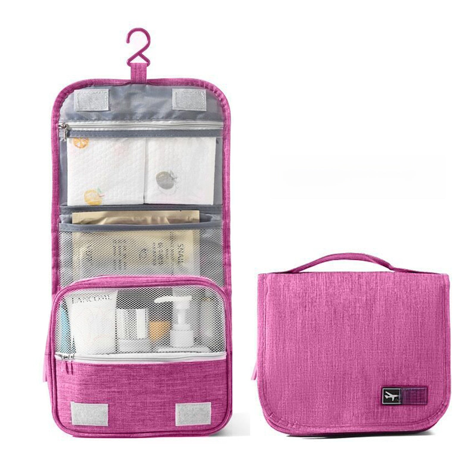 Hanging Toiletry Bag with Wet-Dry Separation